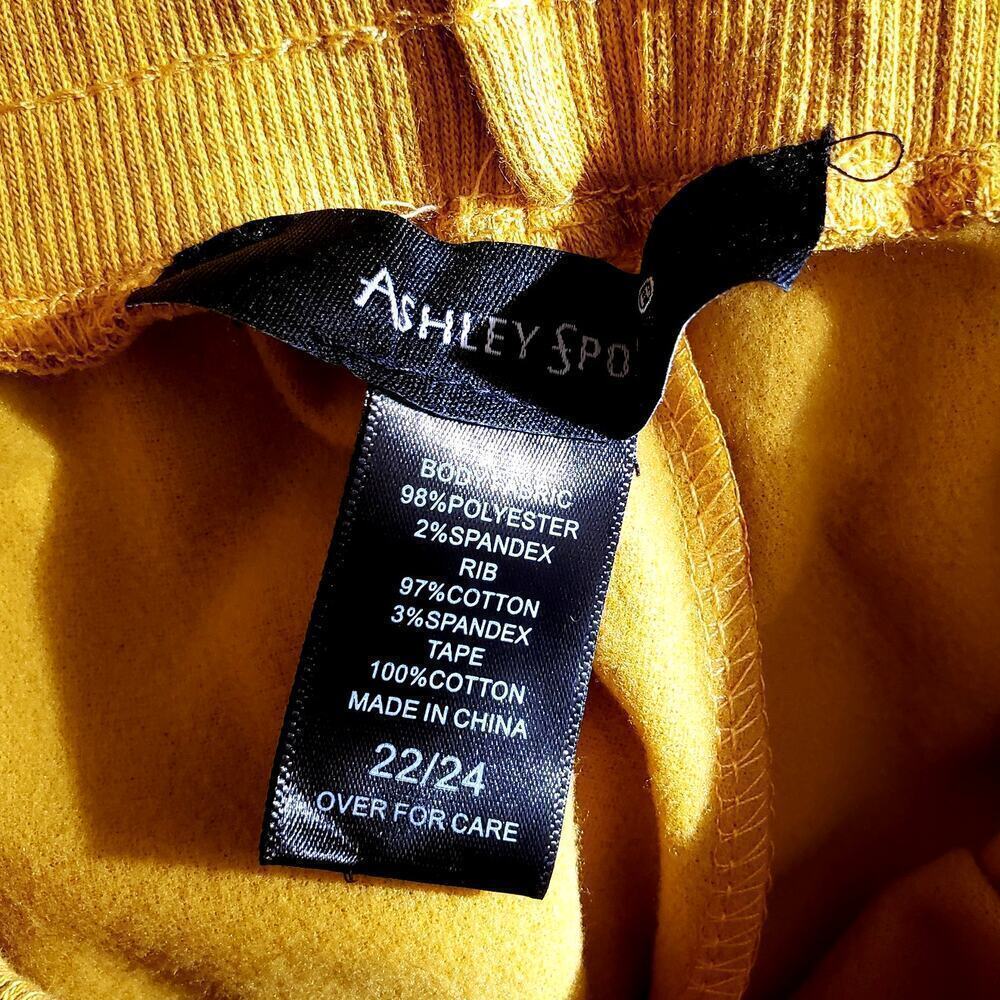 Ashley Stewart Gold Women's Activewear Pants w/ drawstring, Size 22/24 - Picture 4 of 4